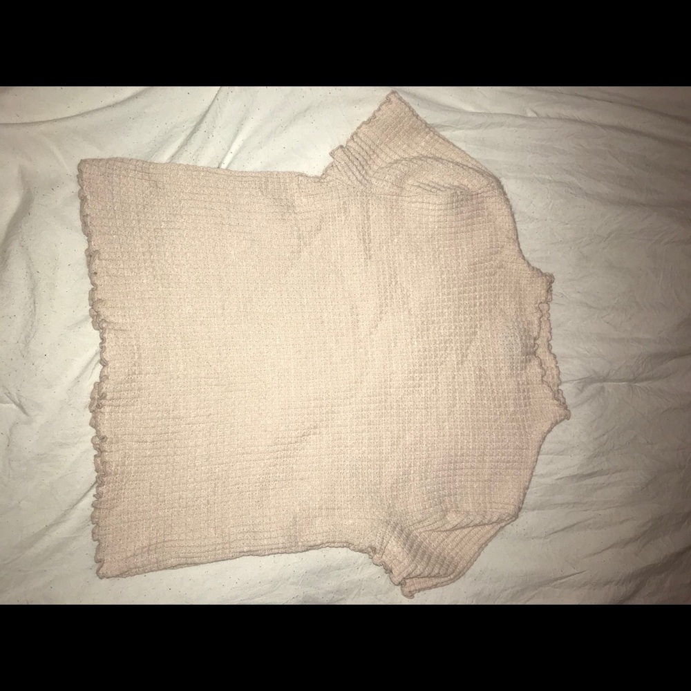 Forever 21 Cream crop top
